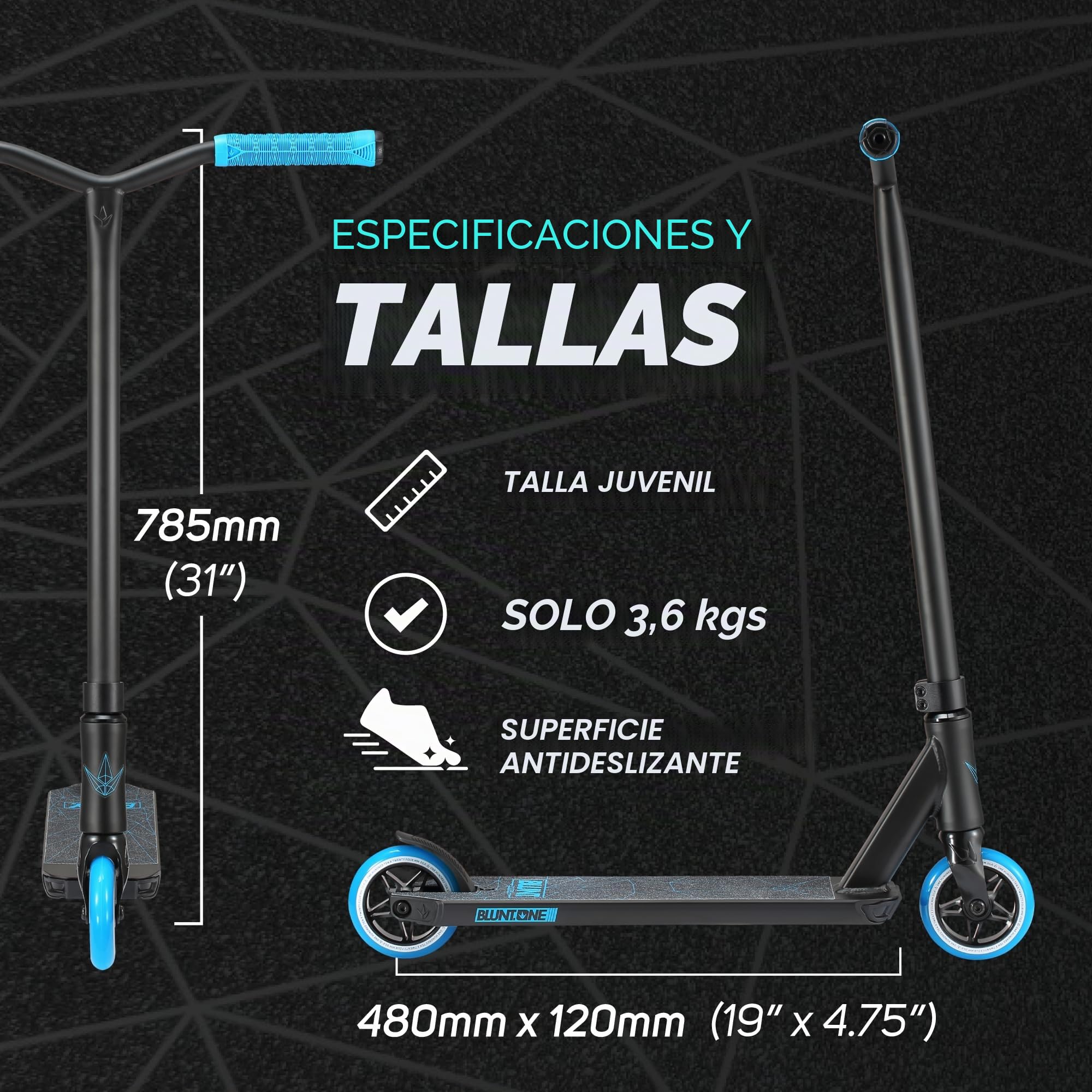 Blunt Scooters One S3 Complete Scooter (azul)