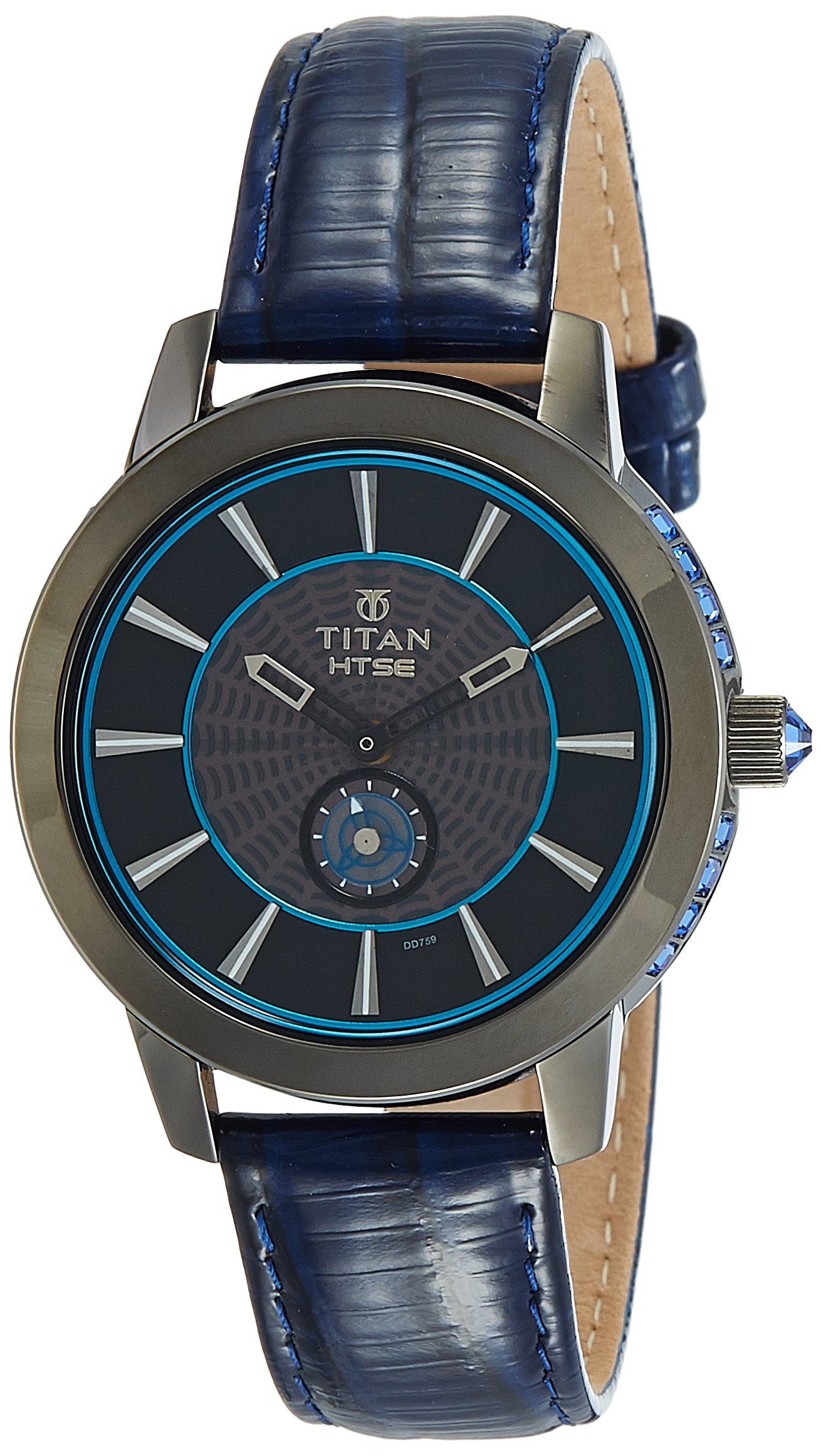 Titan Women Leather Htse 3 Analog Black Dial Watch-2523Ql01 / 2523Ql01, Band Color-Blue (B00MXRJDYC) Amazon Price History, Amazon Price Tracker