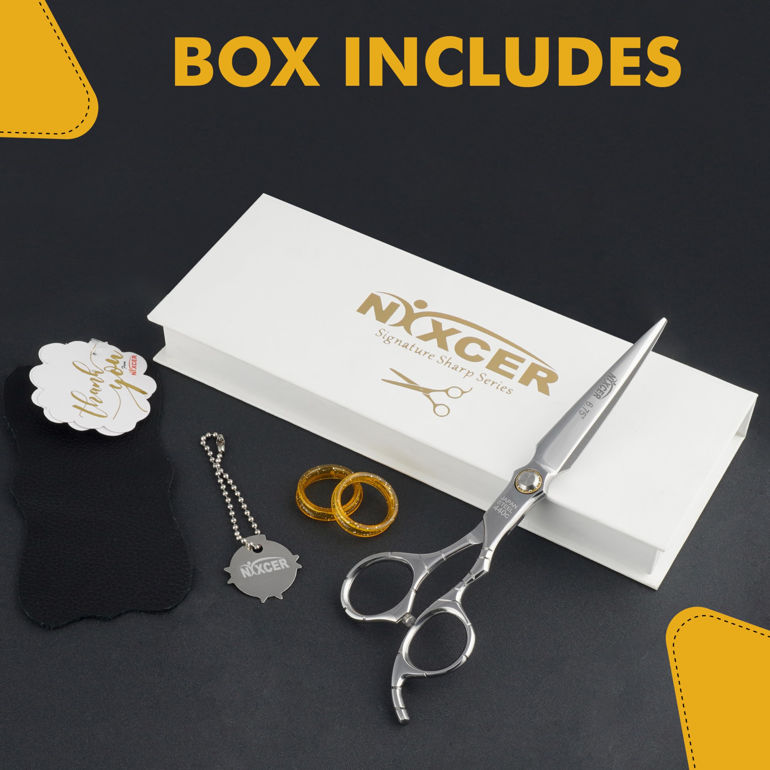 Nixcer Professional Hairdressing Scissors - 6.75