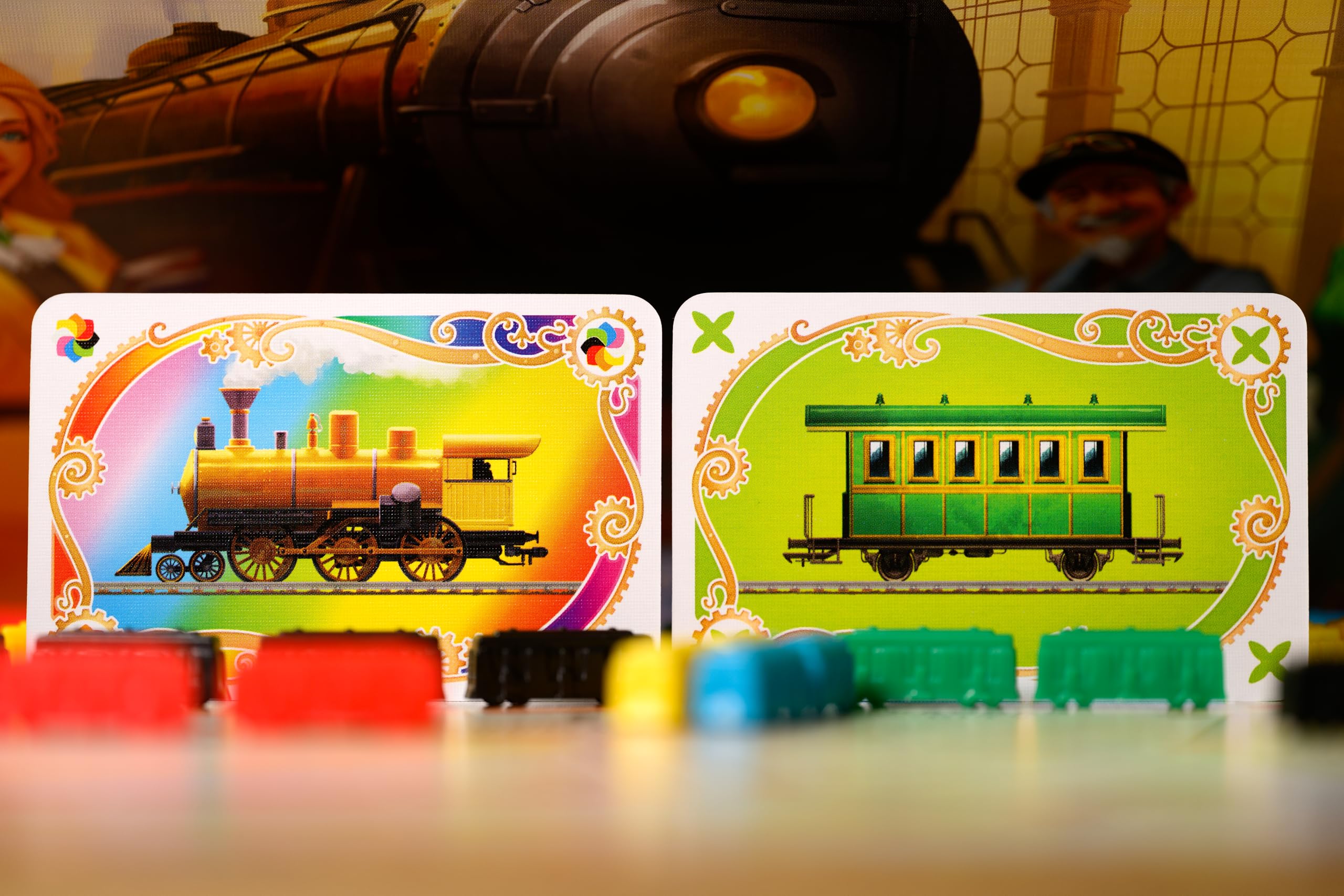 Asmodee - Ticket to Ride Neue Version, Brettspiel Abenteuer Eisenbahn, Spaß für Familien und Freunde, 2-5 Spieler, 8+ Jahre, italienische Ausgabe