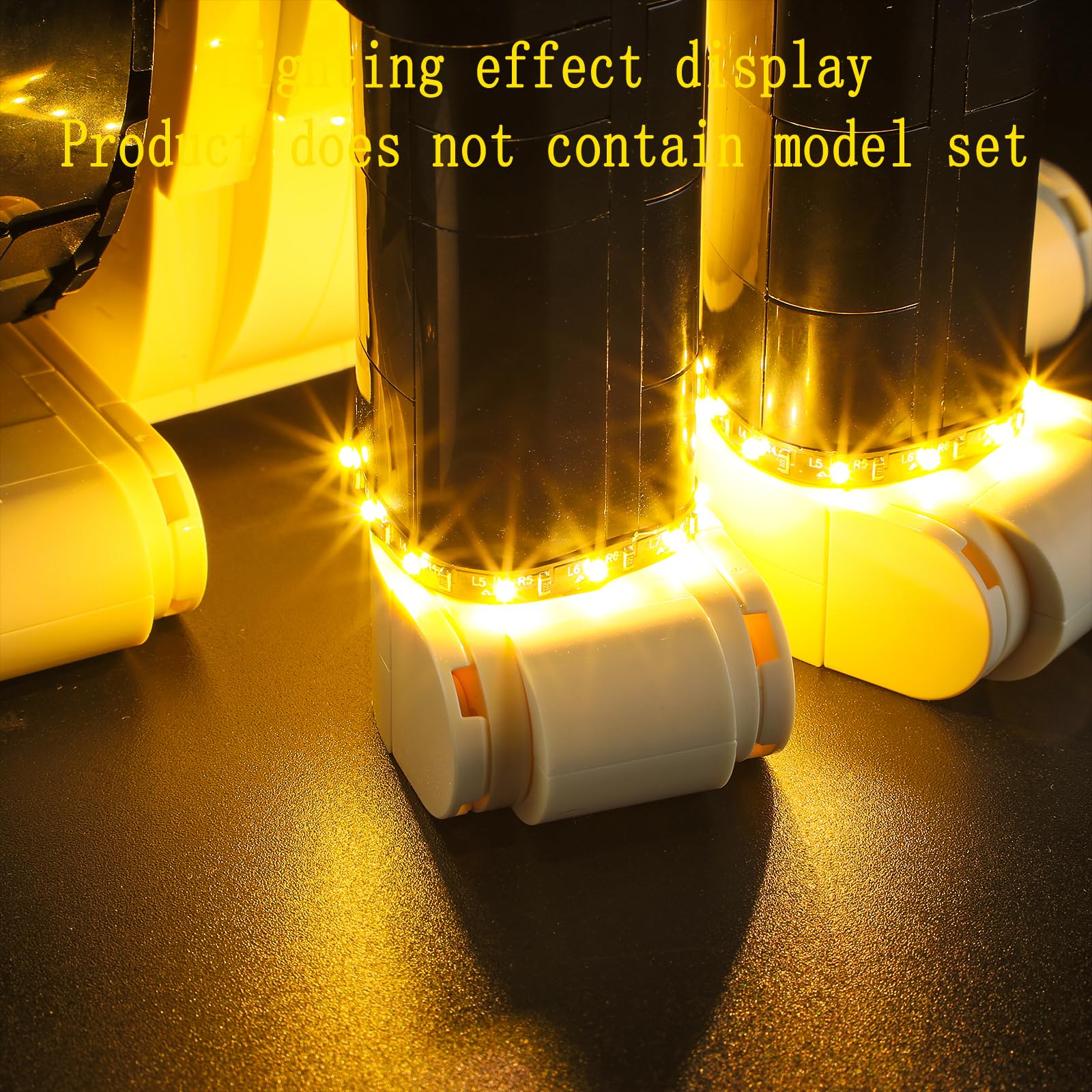 GEAMENT Set di Luci LED Compatibile Con LEGO Gatto Tuxedo - Kit Di Illuminazione per Ideas 21349 Tuxedo Cat (Modello di mattoncini non incluso)