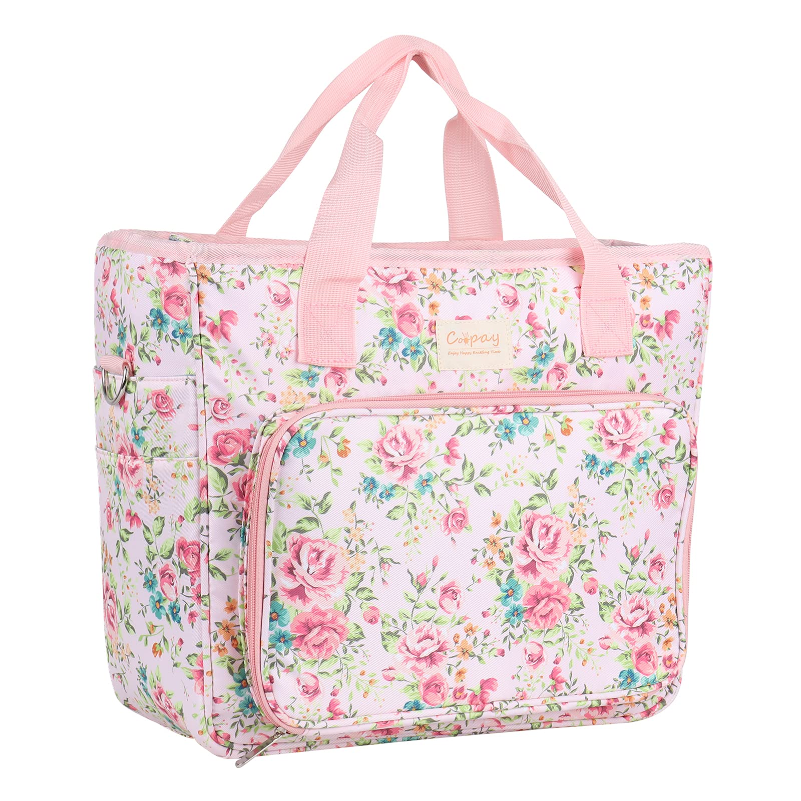 Coopay Craft Bags For Crochet Knitting Cross Stitch Knitting Bag