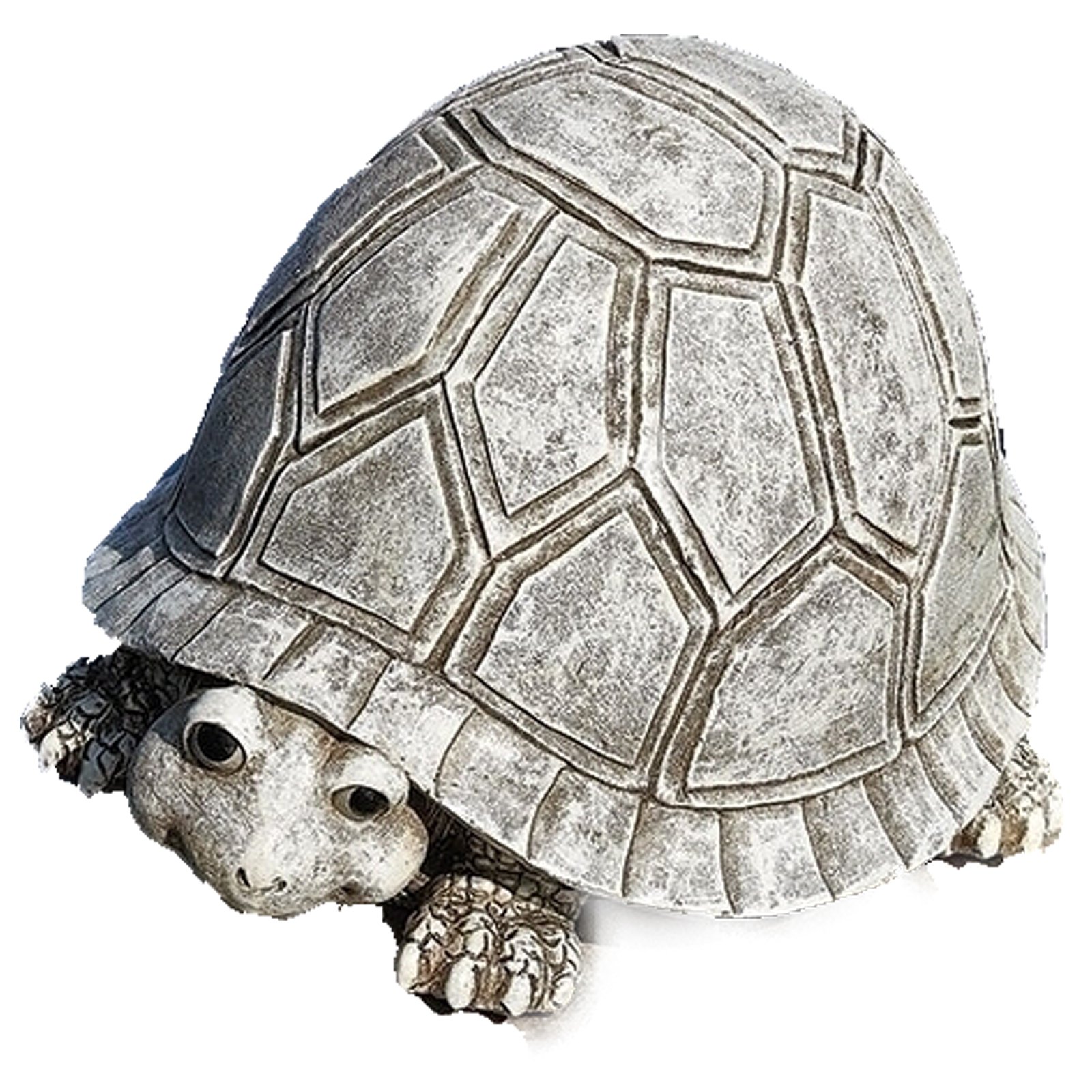 Roman Exclusive Pudgy Pal Turtle Garden Statue, 7-Inch, Made of Dolomite