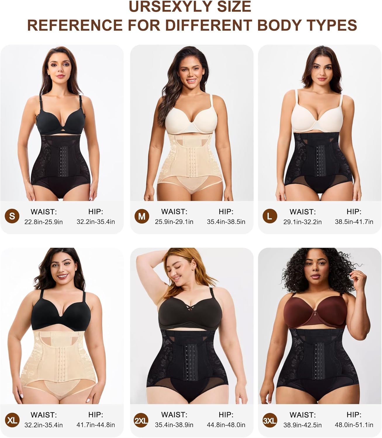 URSEXYLY Tummy Control Shapewear for Women Faja Body Shaper Breathable High Waisted Butt Lifting Panties - Image 7