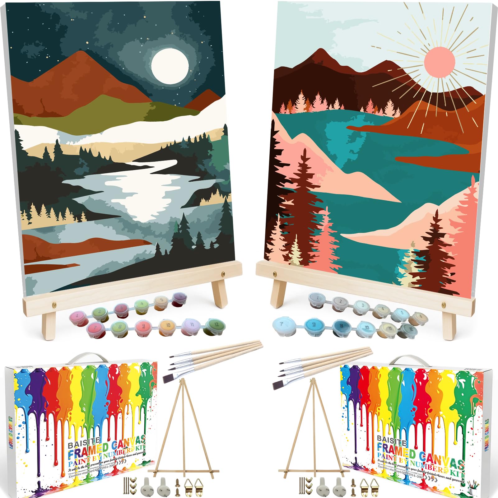 Paint By Numbers Kit - Flowers for Adults -14