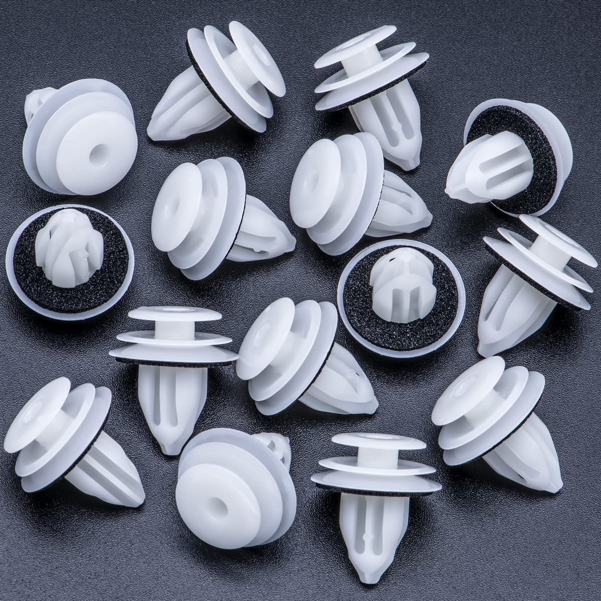 Rexka 15pcs Door Trim Panel Retainers Clips Compatible with Lexus Toyota 90467-A0005 Camry, FJ Cruiser, High Lander, RAV4, 4-Runner ES 350, GX 470, is