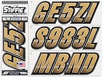 Vista 57 de Stiffie Techtron Vino/Negro 7,6 cm Adhesivos para Registro de Barcos y Motos Acuáticas • Pegatinas de Números y Letras