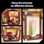 LEGO Ideas Mineral Collection Building Set for Adults, Ages 18+ - Bedroom or Office Decor with 3 Display Shelves - Unique Gift Idea for Men & Women - 21362