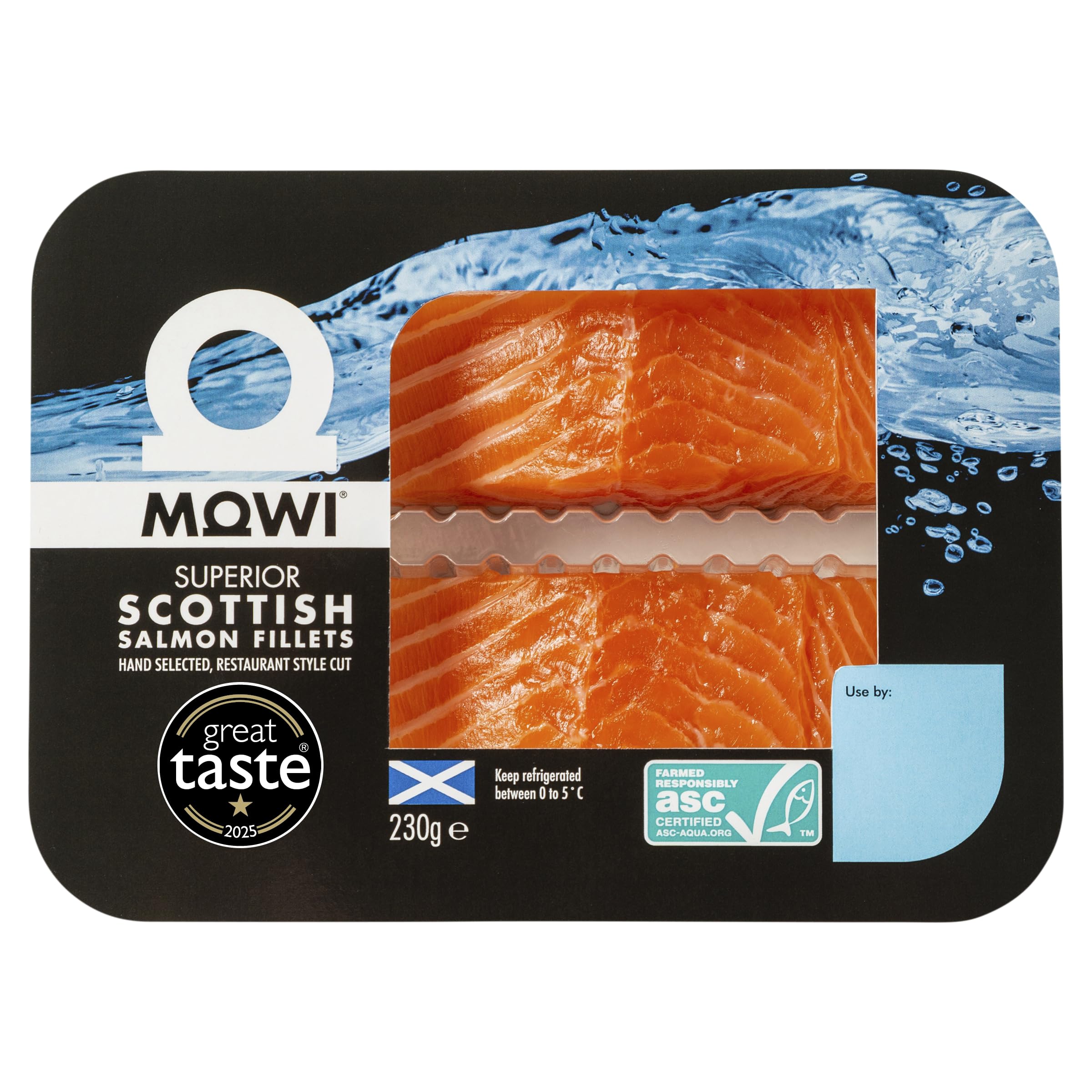Mowi Scottish Salmon Fillets, 230g