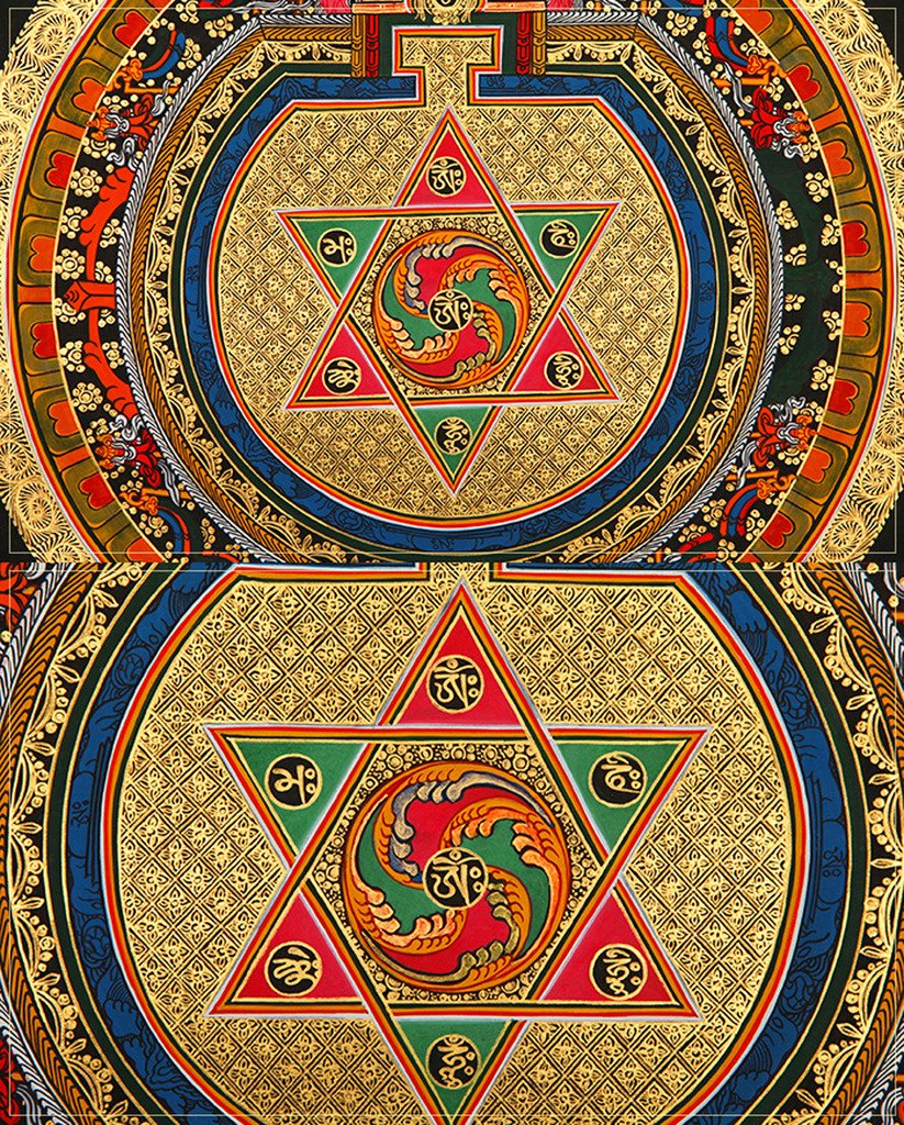 Amazon.co.jp: チベットチベットタンカタンカ仏教アート サンカ