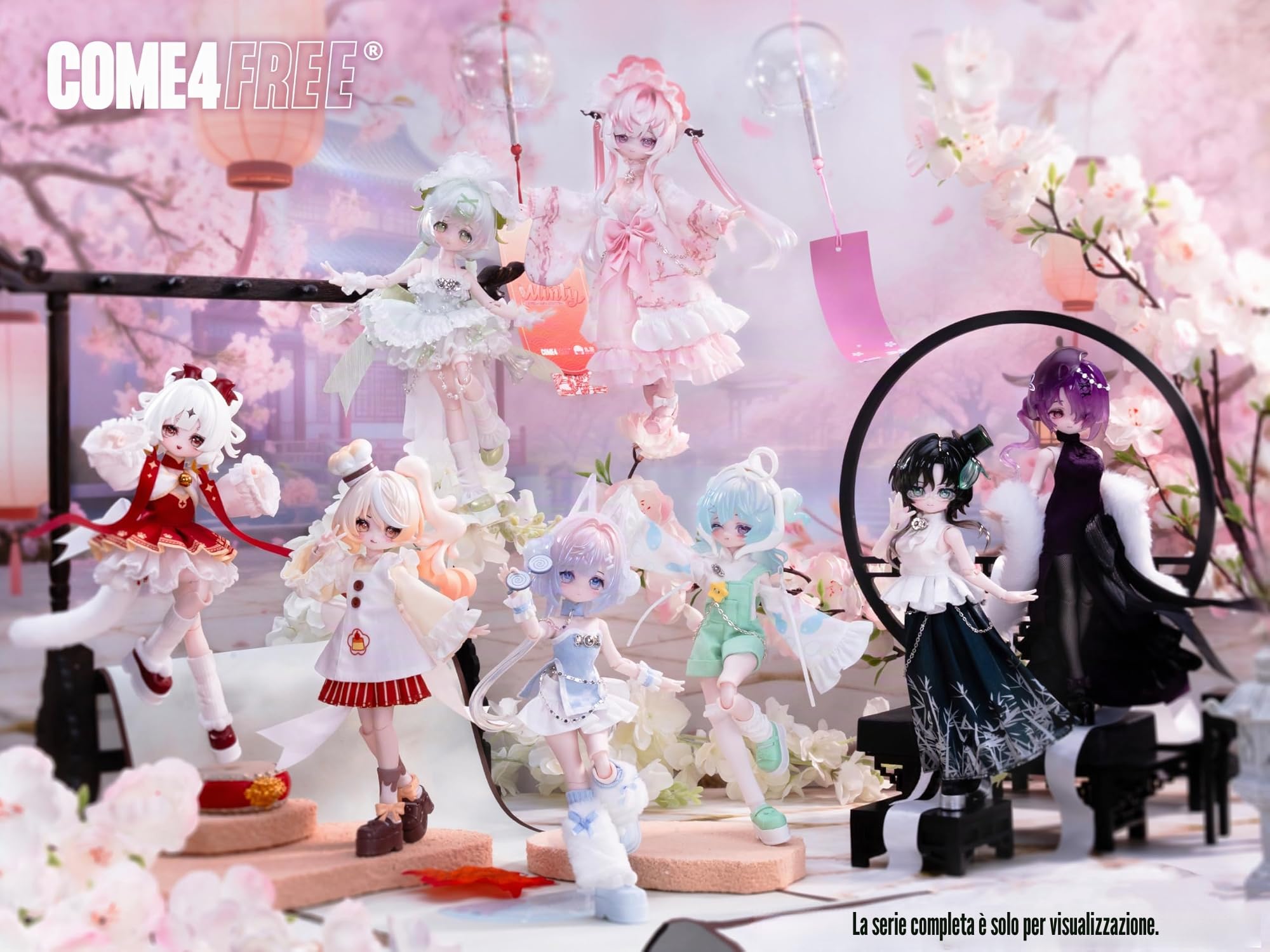 TOYVERSE COME4FREE BJD Minty Little Lucky Spirits Series, ZhiLing, Standard Edition, 1 pezzo/20 cm, bambola BJD, bambola snodabile con abiti per bambola, regalo di compleanno, 15+
