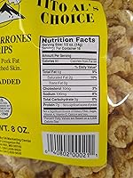 Vista 2 de Tito Al's Choice Chicharrones (grasa de cerdo frita con piel adherida) 8 onzas (sal añadida) (2)