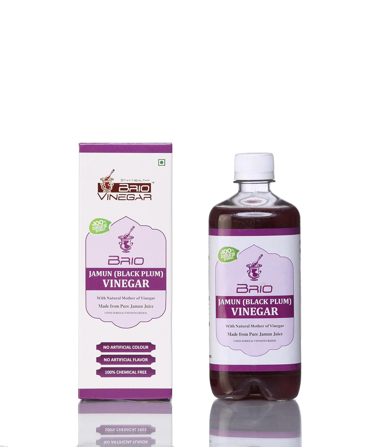 Buy Brio vinegars Jamun (Black Plum) Vinegar Unfiltered & Unpasteurized