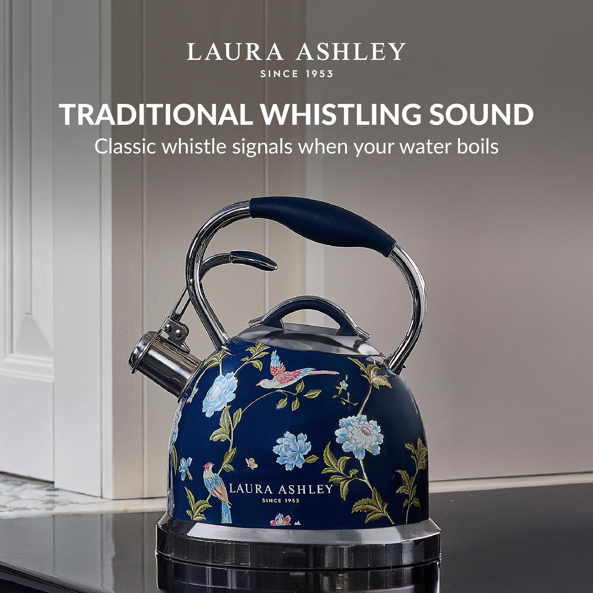 Laura Ashley Bollitore Induzione da 2,5 Litri di VQ Elveden Navy