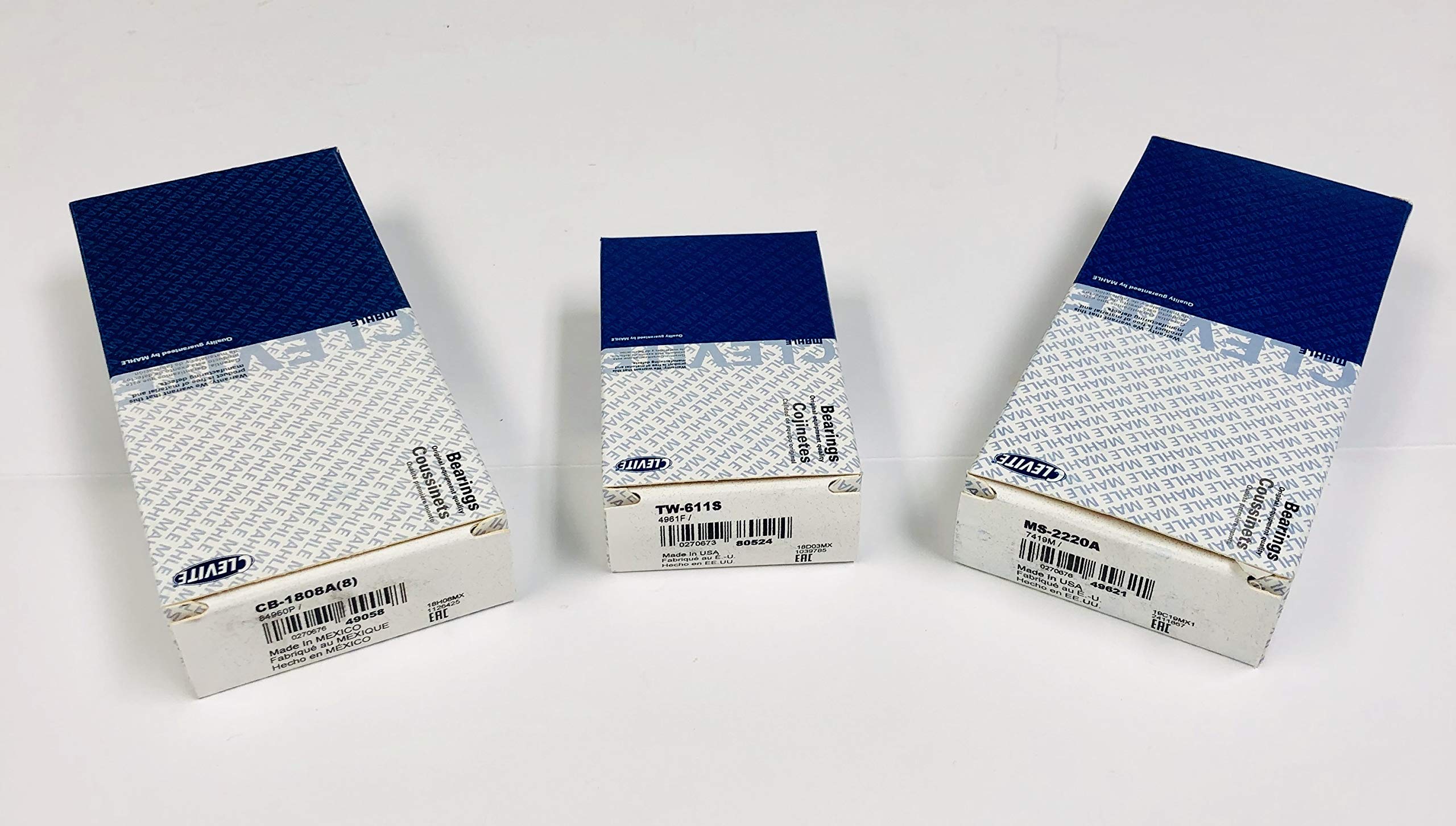 Clevite A Series Main & Rod Bearings & Thrust Compatible with 03-10 Chrysler Dodge Jeep HEMI 5.7 6.1 OHV