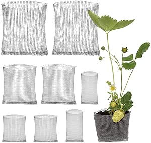 RUNYU 8 Stück Wühlmauskorb Edelstahl Wurzelschutz 4 Größen