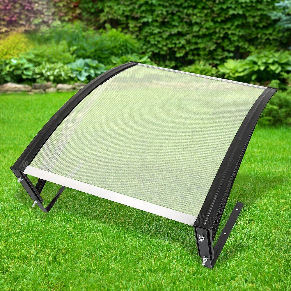 Schronisko dla robota kosiarki, 102 x 78,3 cm, dwuwarstwowy dach z poliwęglanu, biały i szary (biały)