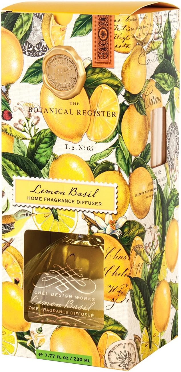Michel Design Works Home Fragrance Reed Diffuser, Lemon