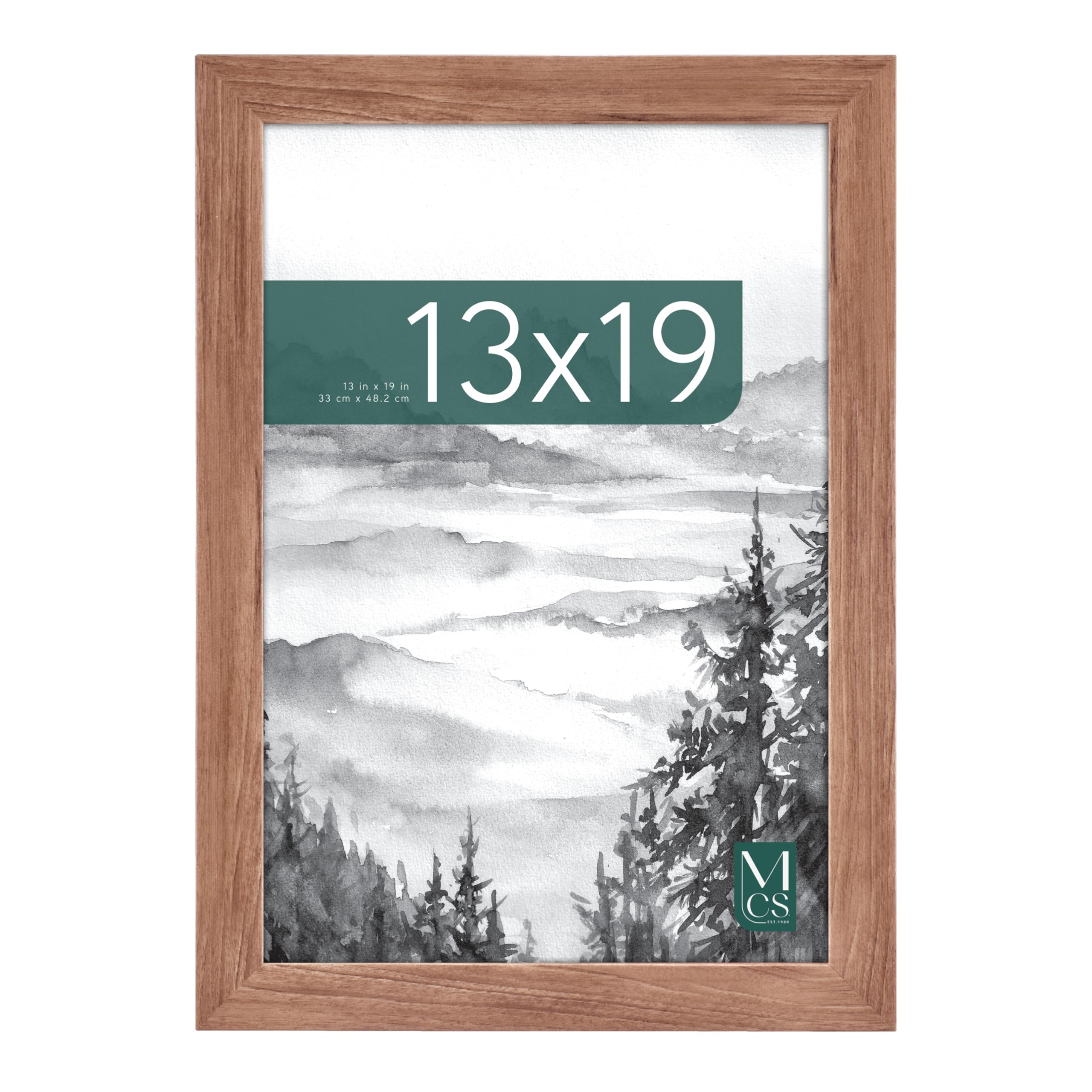 Amazon.com: MCS Museum Poster Frame, Medium Oak Woodgrain, 13 x 19