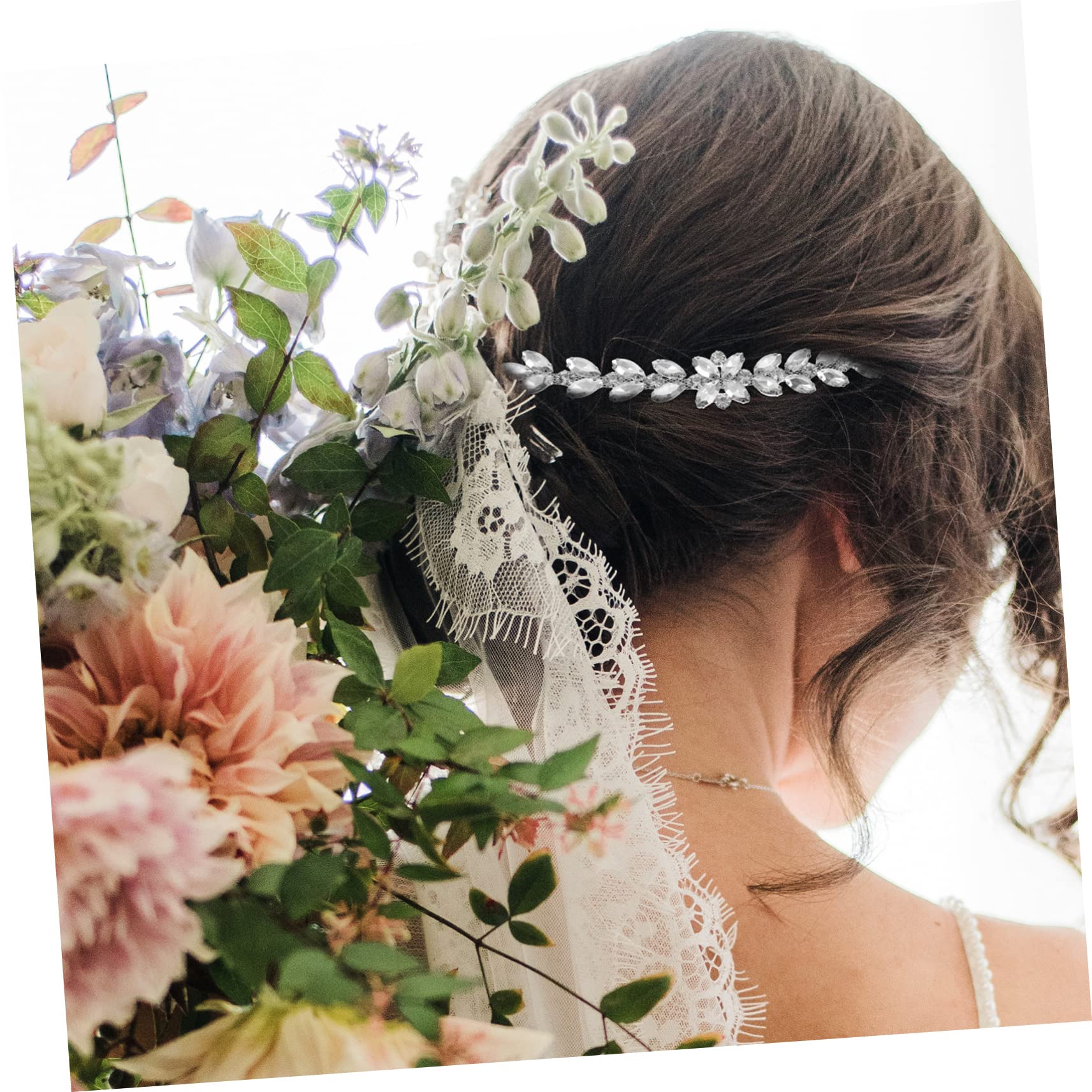EXCEART 4pezzi Cintura Decorativa Strass Per Matrimonio Applique Con Design Elegante Per Vestiti Scarpe e Accessori Per Sposi e Cerimonie