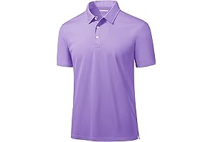 Sophisticated Light Purple Polo Shirt for Men: Style and Performance