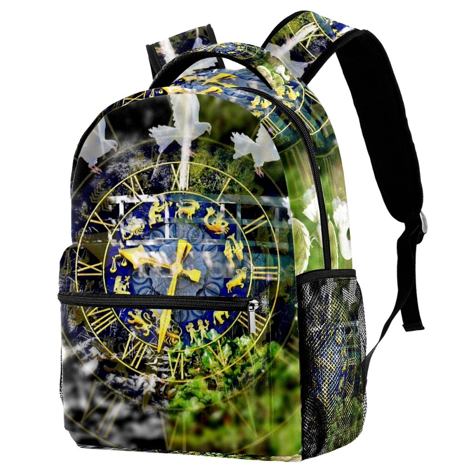 Sac à dos de voyage femme grand compartiment multicolore - 7