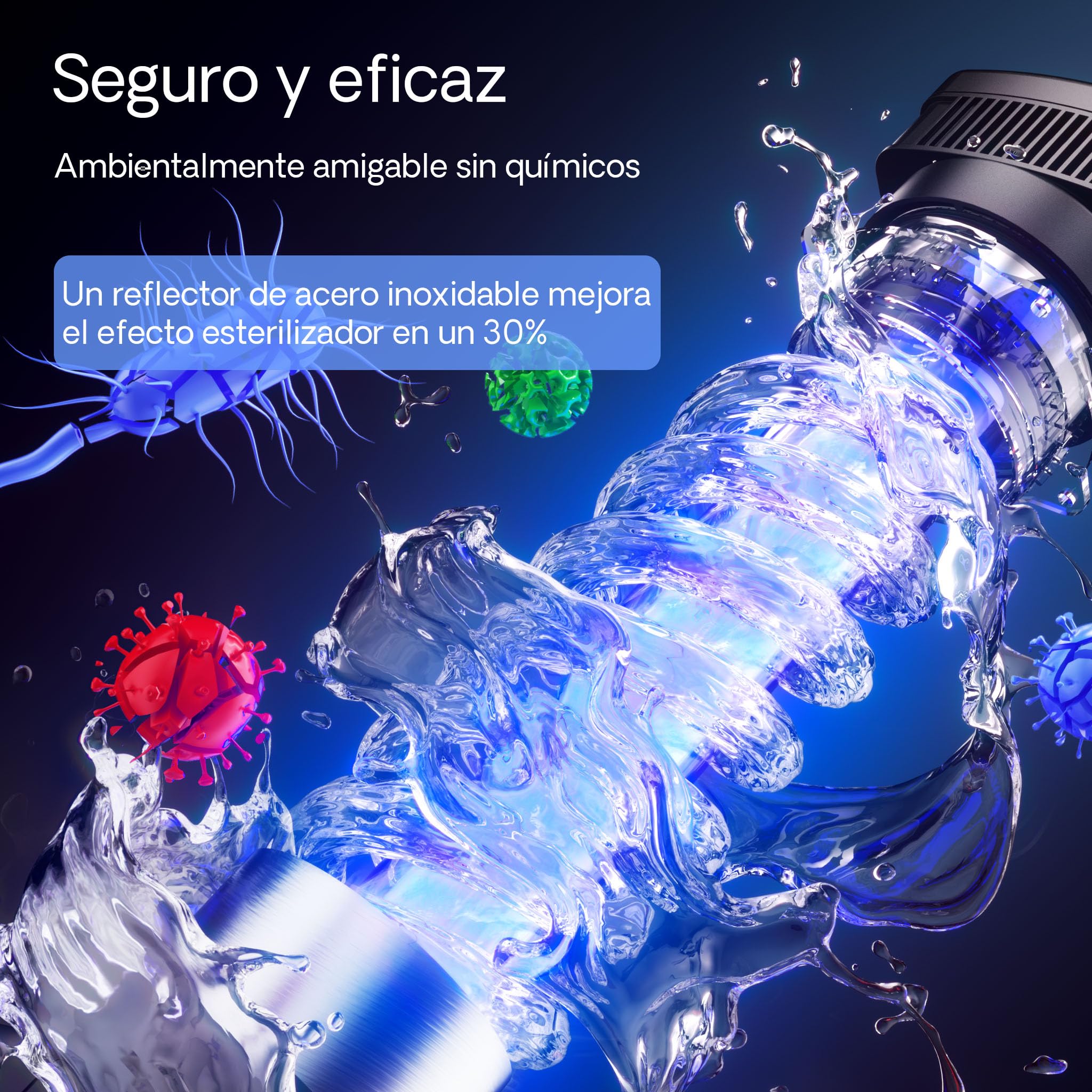 SunSun CUV-636 clarificador Agua estanques Filtro luz UV 36W aclarador Agua jardín