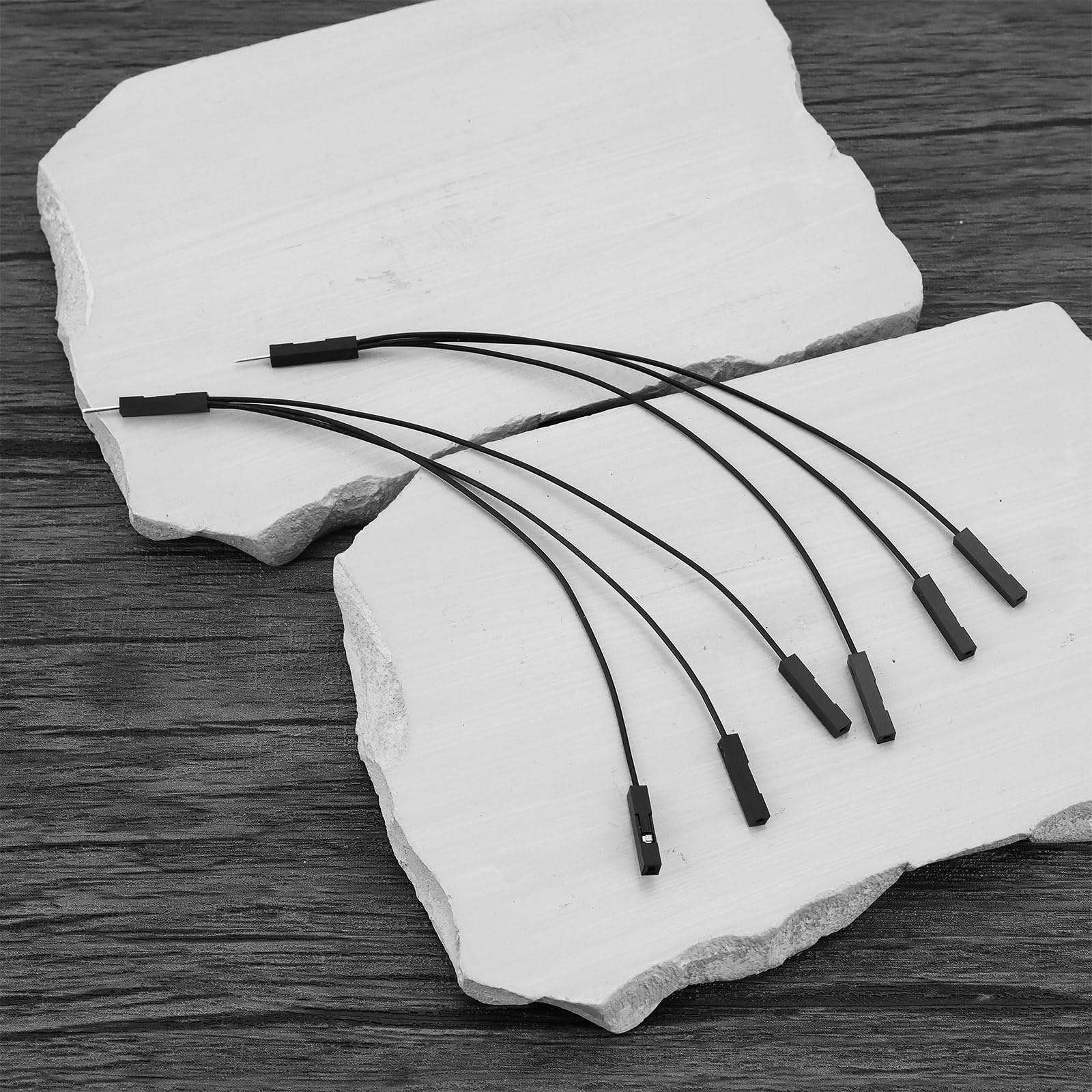 The Lord of the Tools 10 szt. męski na żeński przewód rozruchowy Du-pont, 2,54 mm, kabel taśmowy 28AWG, do drukarek 3D płyty głównej, 140 mm