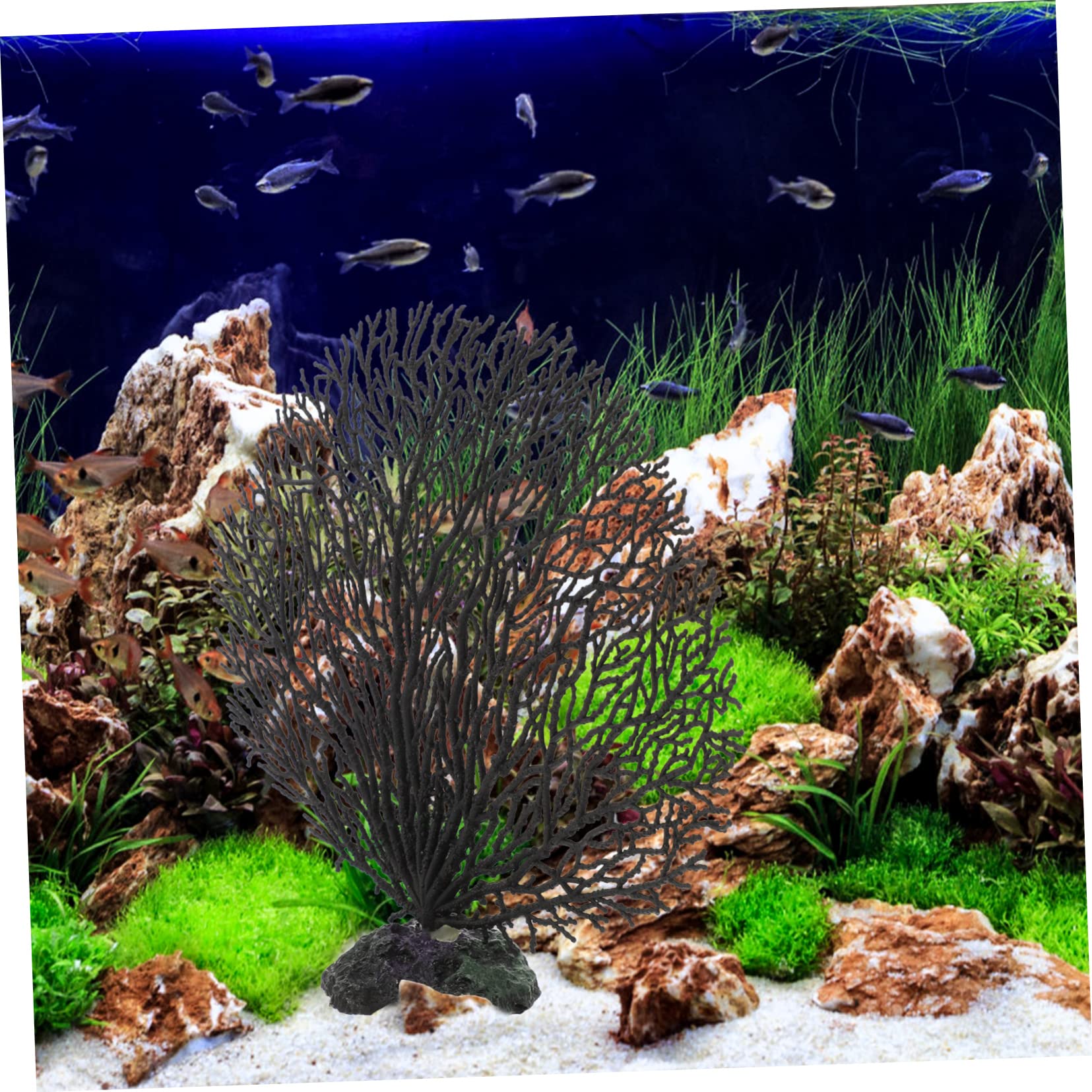 Toddmomy Decorative Landscape Coral Creative Aquarium Coral Ornament for Fish Tank Decoration Lifelike and Wear Resistant for Natural Atmosphere Aquariums