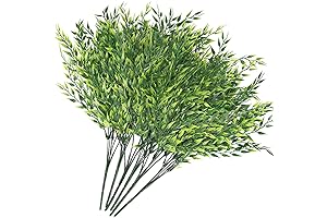 CEWOR 6pcs Artificial Weeping Willow, Realistic Greenery Filler