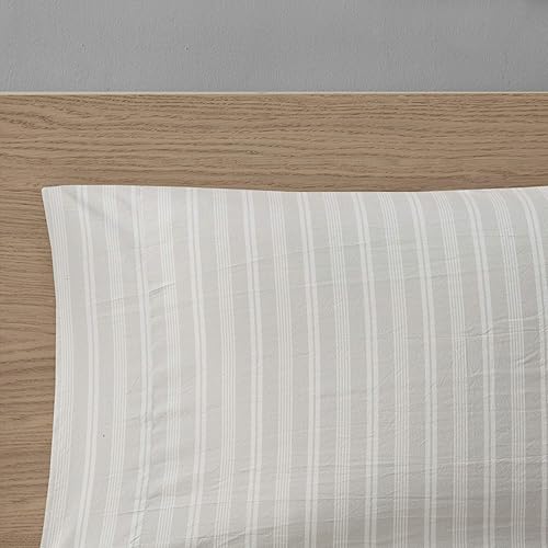 Miniatura 15 de Madison Park Essentials Cozy Bed in A Bag - Edredón reversible con juego de sábanas completo, diseño casual de cabaña a cuadros, funda para todas