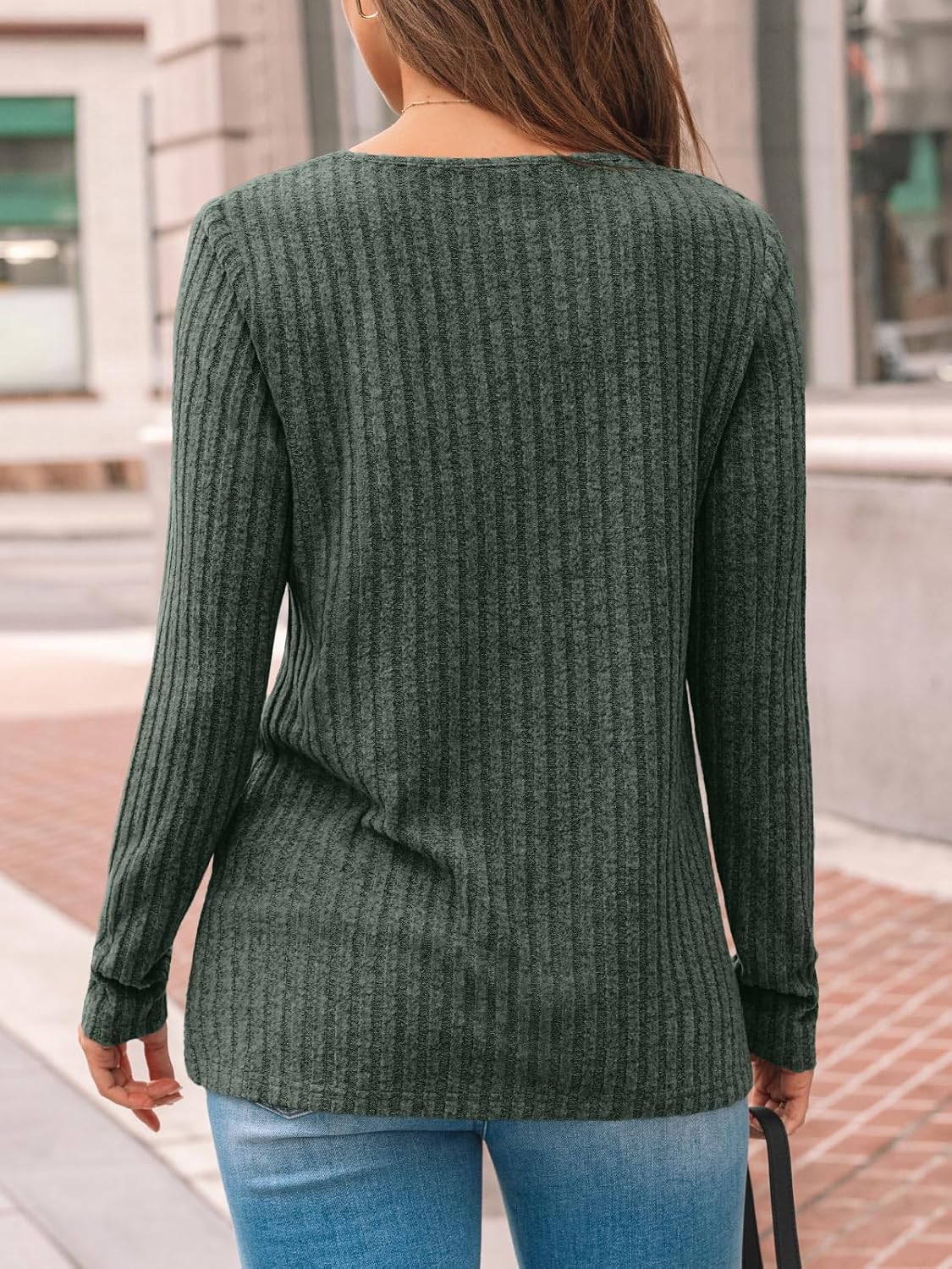 AUTOMET Womens Lace Long Sleeve Shirt Fall Top Fashion Dreesy Casual Tunic Sweaters Mesh Clothes Trendy Work Cute Outfits - Image 4