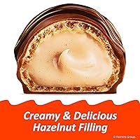 Vista 4 de Kinder Bueno Mini chocolate con leche y crema de avellanas, barras de chocolate envueltas individualmente, tamaño compartido, 5.7 onzas