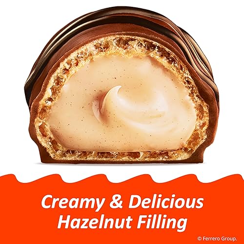 Vista 5 de Kinder Bueno Mini, bocados crujientes y cremosos de chocolate con crema de avellana, chocolate con leche, envueltos individualmente, paquete