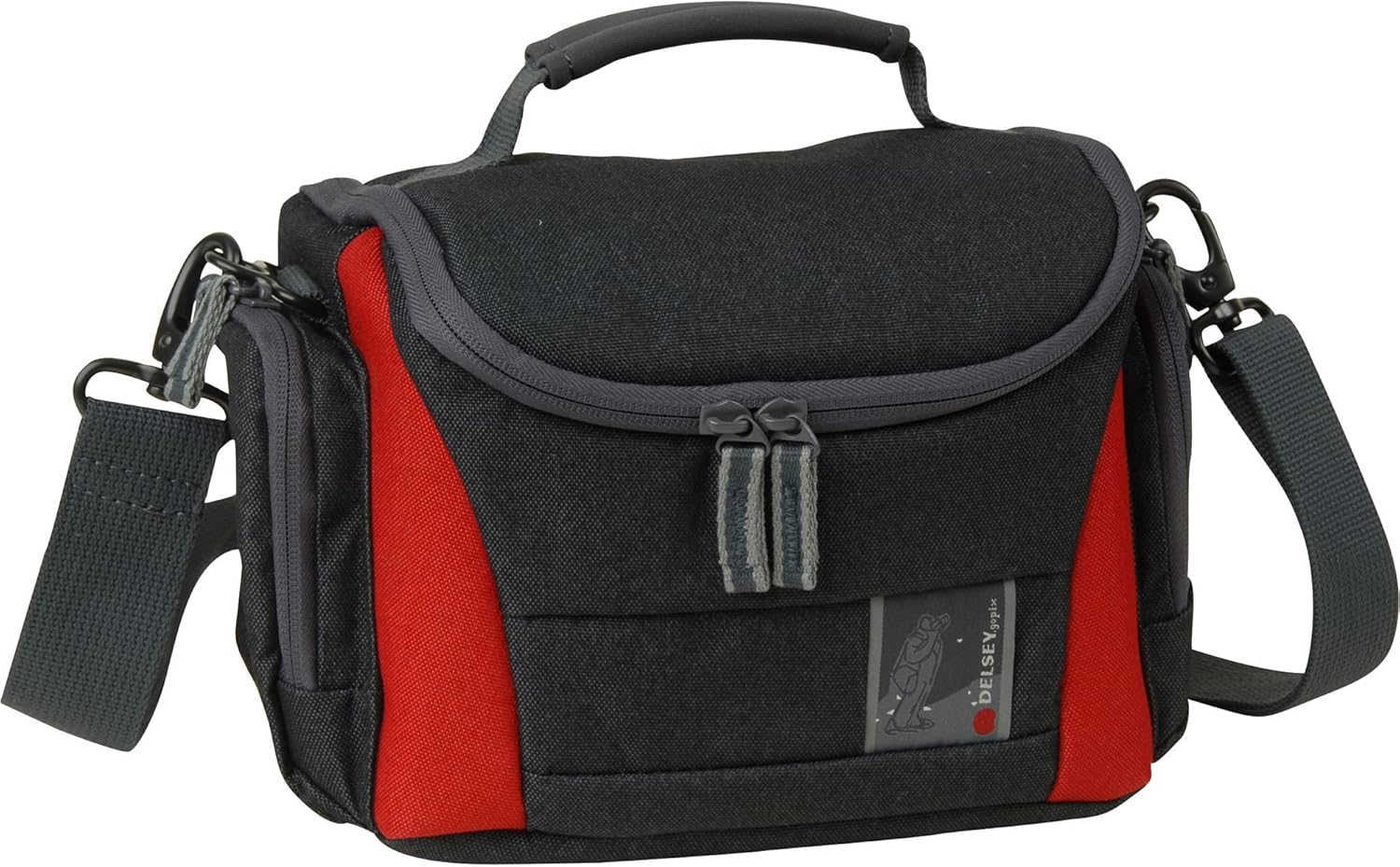 Delsey GOPIX 75 DSLR Camera Bag (black/red) Camera Accessory Bags Electronics