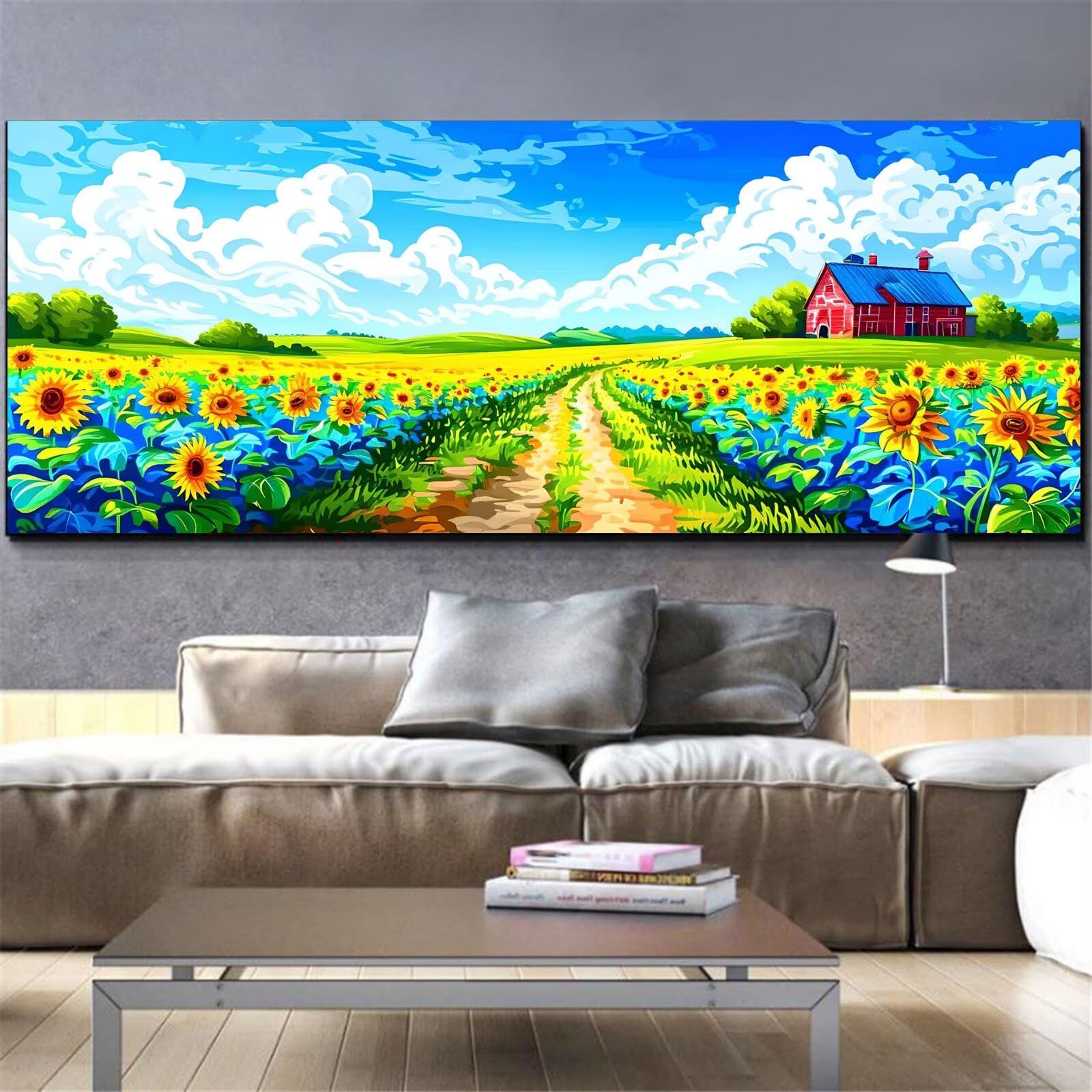 Peinture diamant cristal strass artisanat haut de gamme 40x80 - 8