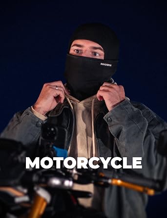 ROCKBROS Breathable Windproof Balaclava for Outdoor Sports Bicycle Motorcycle Snowboard Skiing Cycling for Autumn Winter Men and Women