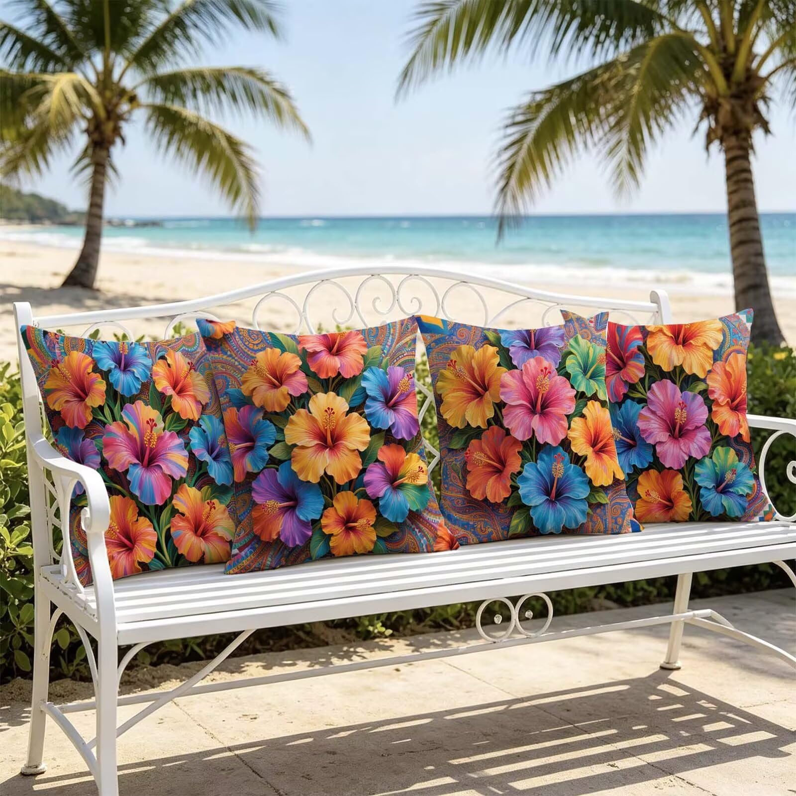 Color Outdoor Kissenbezug 55x55cm Wasserdicht Kopfkissenbezug THDZ-2177