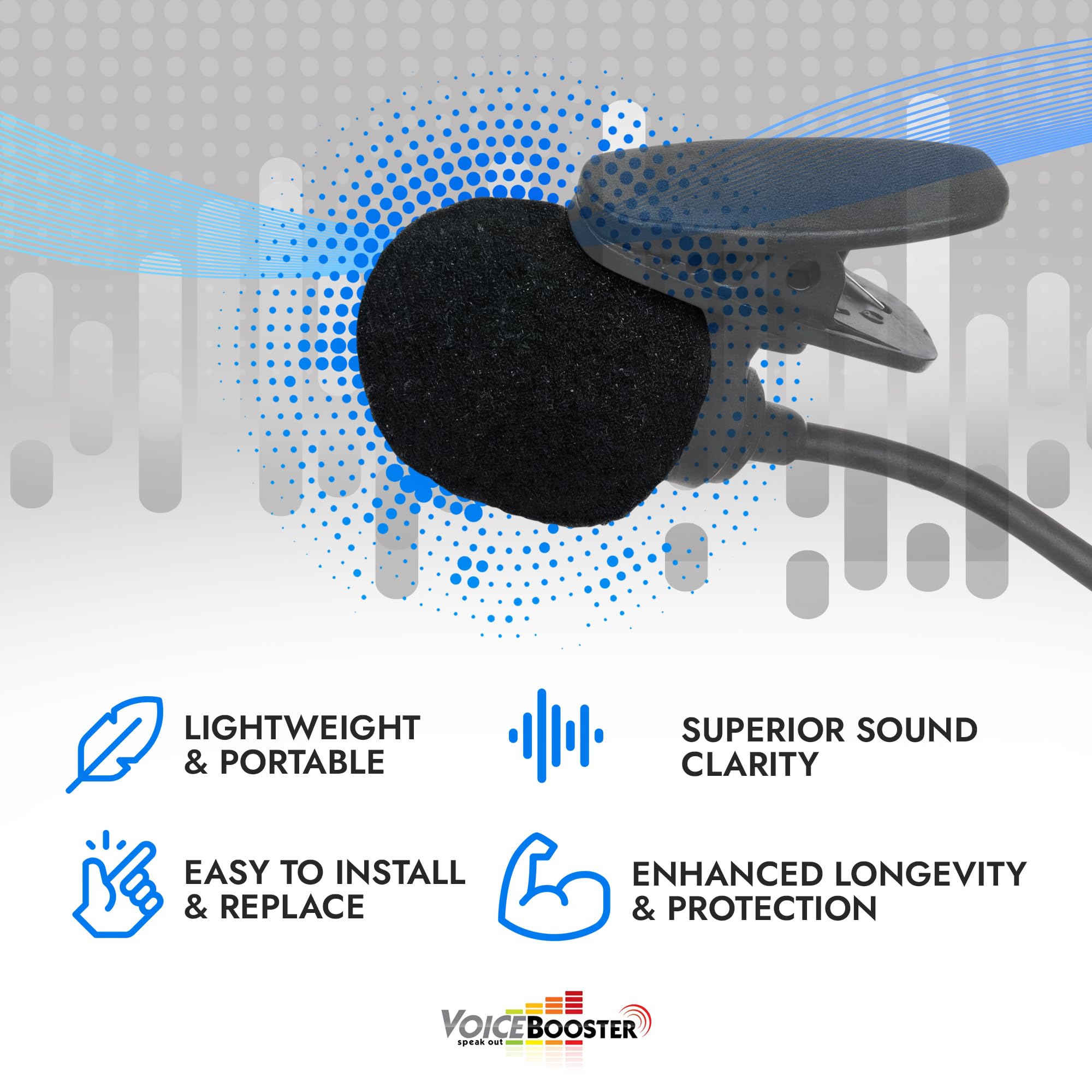 Ersatz-Schaumstoff-Tipp Für Voicebooster & Aker Headset-Mikrofone