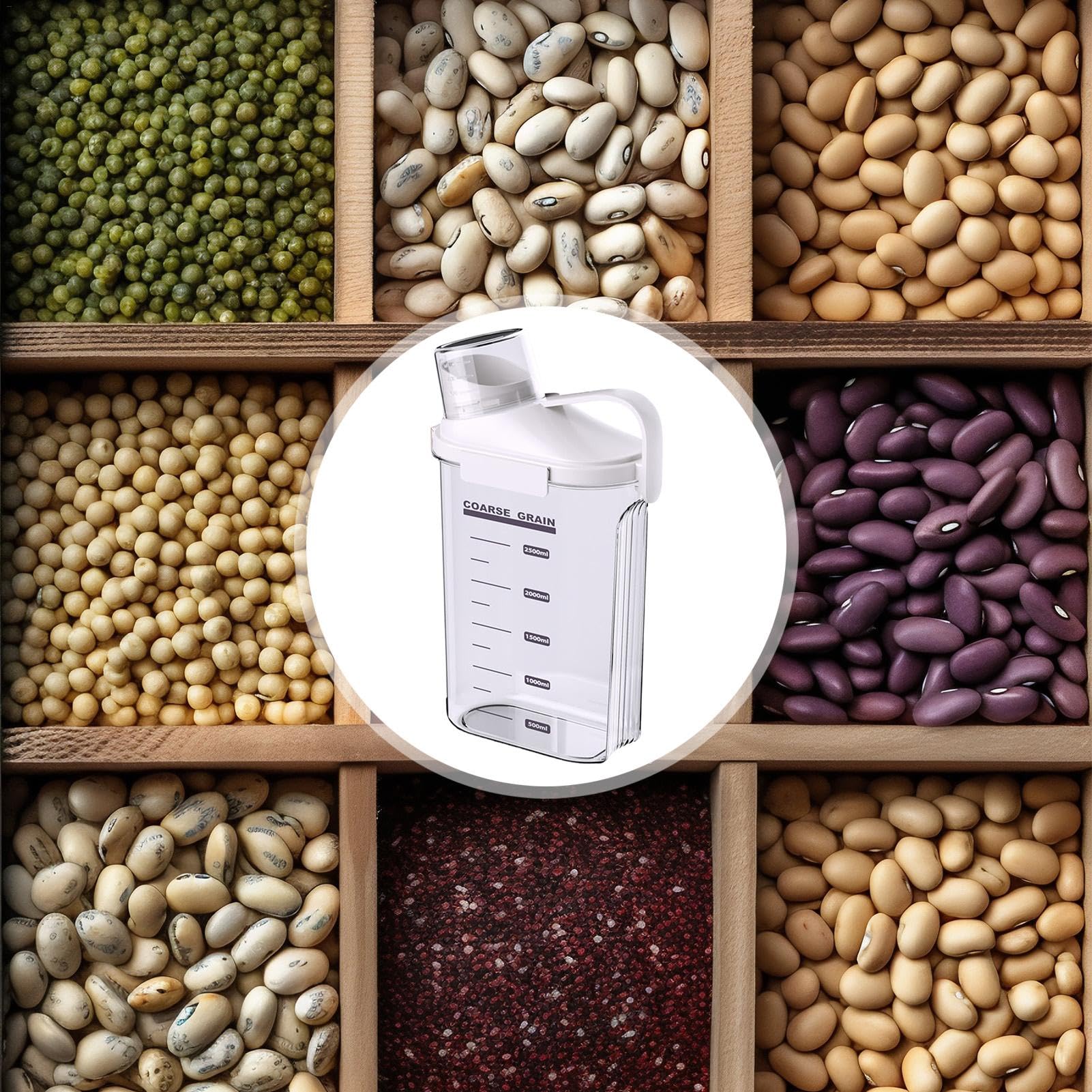 Contenitore Cereali 2L Ermetico - Per Crocchette Cane/Gatto, Farina, Snack - Foto 12