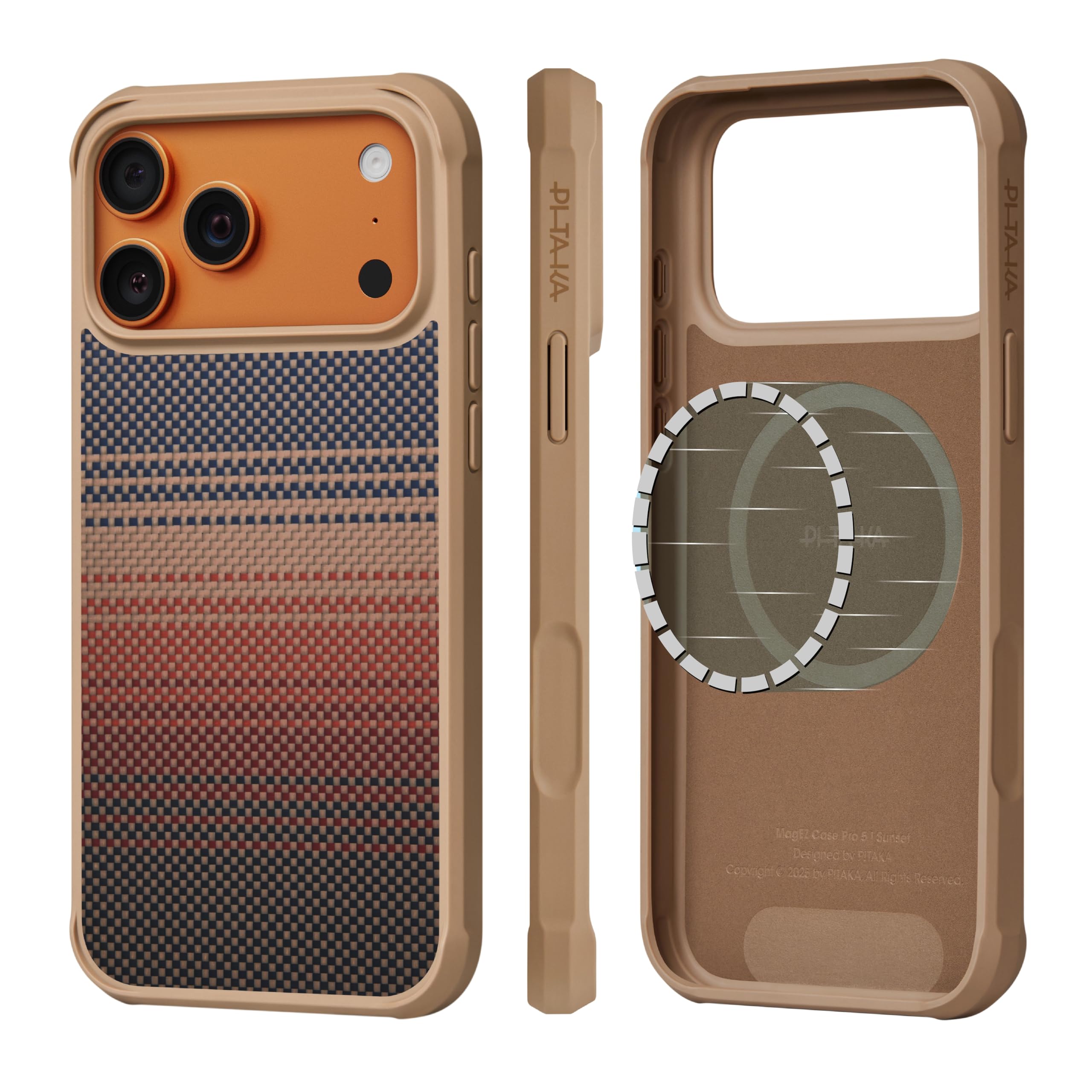 Amazon.co.jp: 【タフ仕様×耐衝撃】 PITAKA iPhone 17 Pro用 ケース