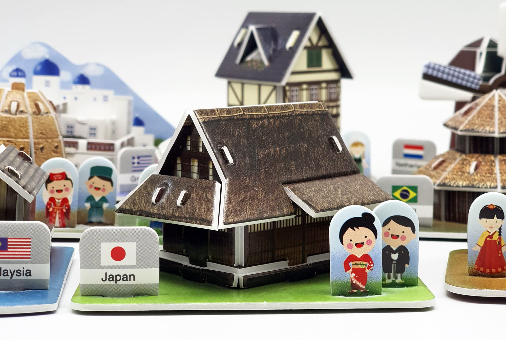 Amazon.co.jp: POP Out World 世界の文化 3D立体パズル シリーズ