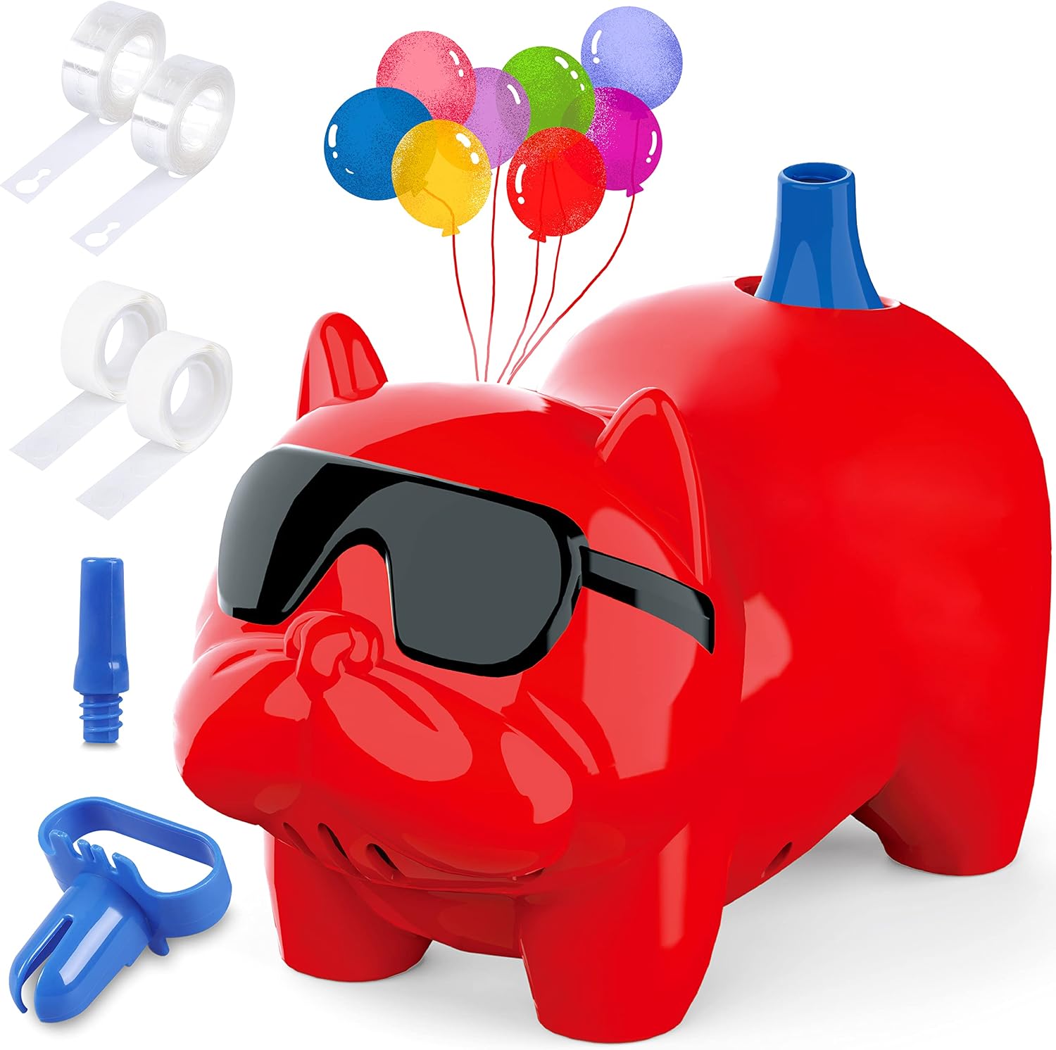 Electric Balloon Pump Air Blower Portable Inflator for Festival Party Decoration with Balloon Garland and Arch Kit