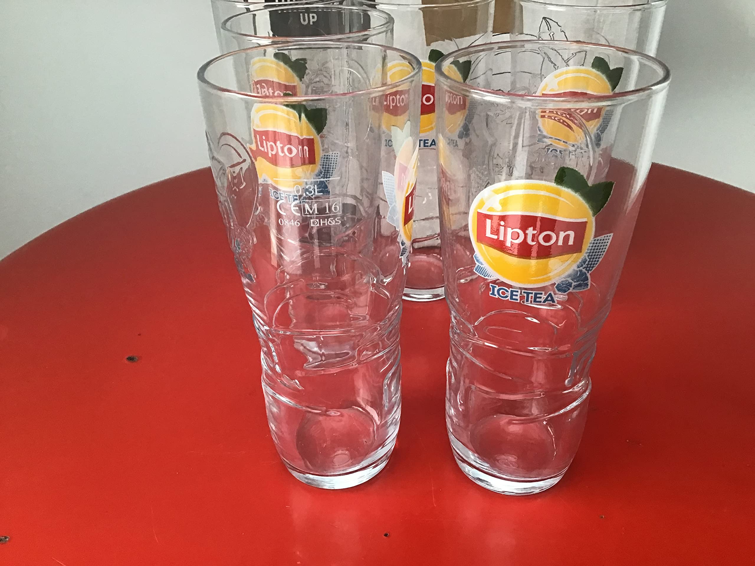 Ice tea Lot de 6 verre neuf