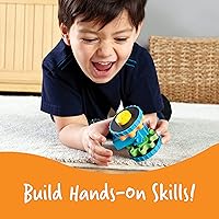 Vista 5 de Learning Resources Gears, juego de construcción Rover Gears, actividades STEM, habilidades motoras finas, kit de explorador para niños pequeños