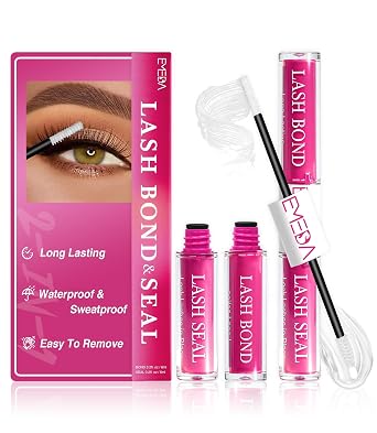 EMEDA Clear Lash Bond and Seal, Lash Cluster Glue for Eyelash Clusters