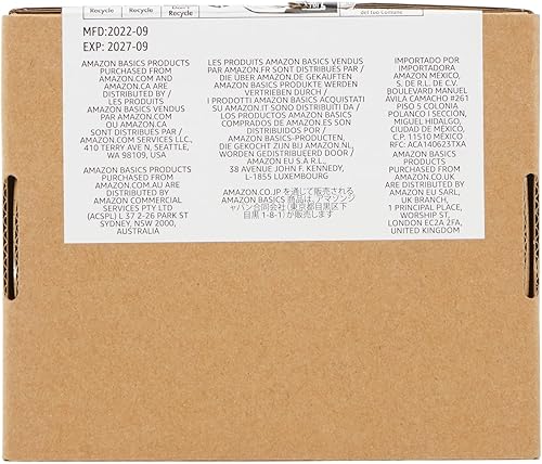 Miniatura 7 de Tienda Basics - Pilas alcalinas de 9 voltios de uso diario