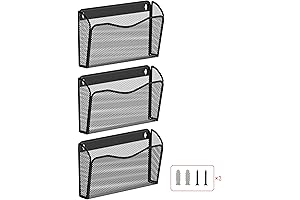Wall File Storage, Mesh Hanging File Organizer