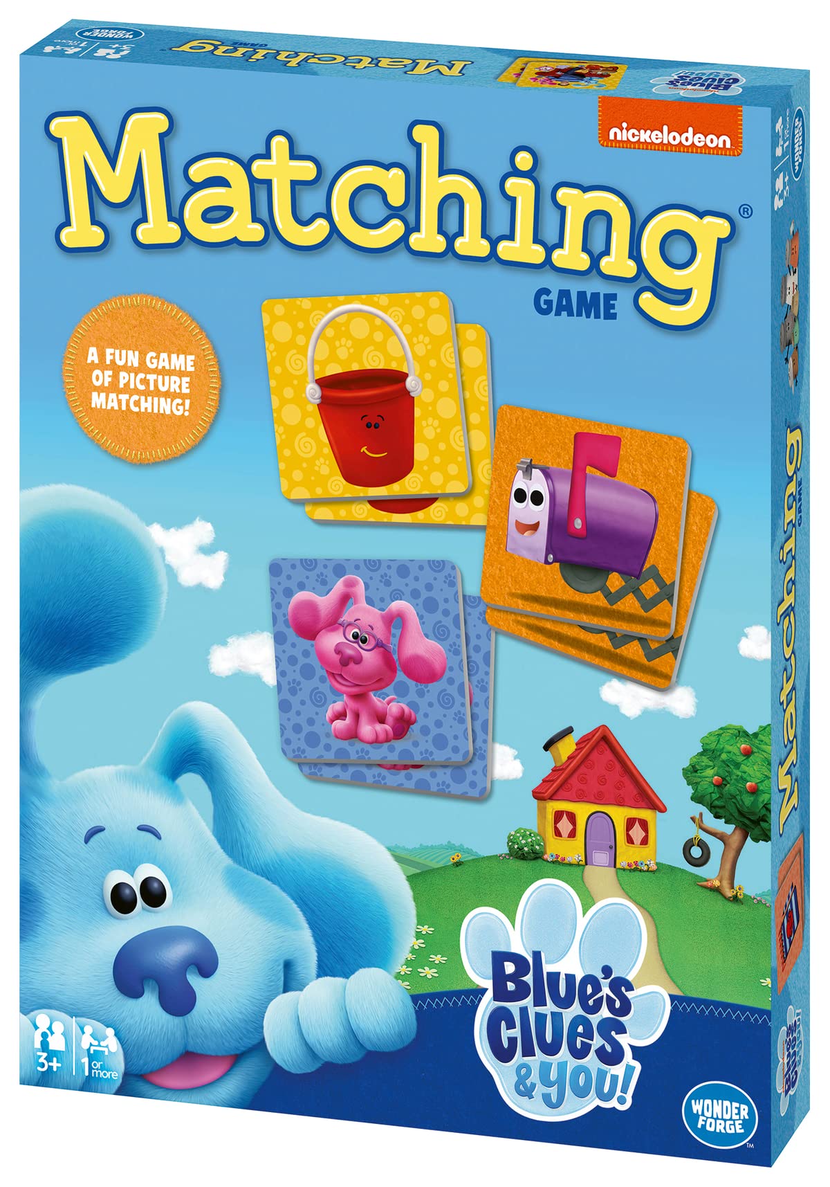 Amazon.com: Wonder Forge Viacom Blue's Clues Matching Game for Girls & Boys  Ages 3 and Up - A Fun and Fast Memory Game : Everything Else