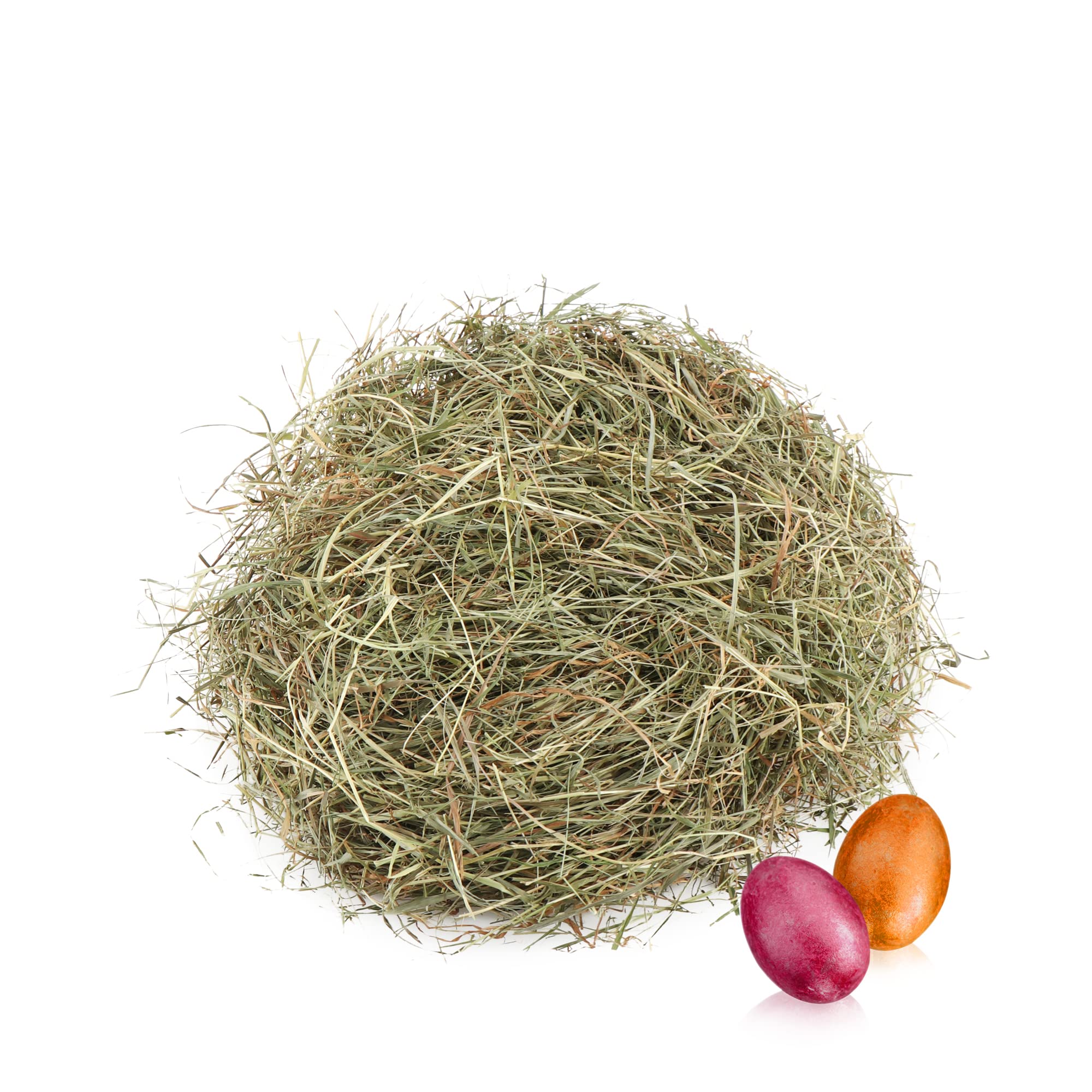 COM-FOUR® 100g Bergwiesenheu für Osternester - Osterdeko zum Basteln - natürliches Ostergras für Osterkörbe (Set4 - Bergwiesenheu - 100g)